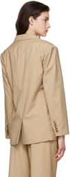 THIRD FORM SSENSE Exclusive Beige Blazer