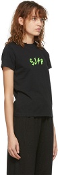 SJYP Black Petit Logo T-Shirt