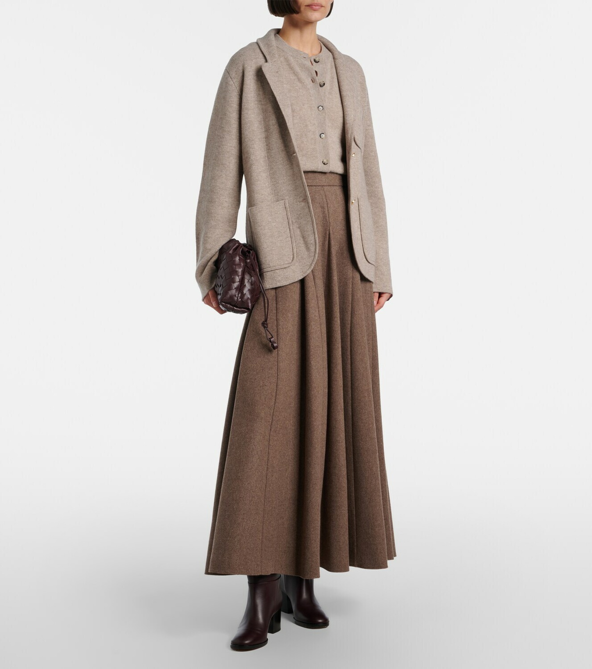 Jardin des Orangers Wool and cashmere blazer