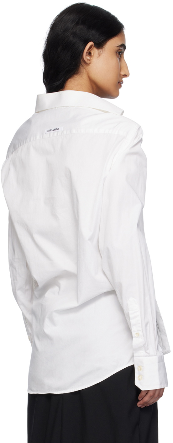 HODAKOVA White Asymmetric Shirt