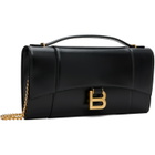 Balenciaga Black Hourglass Pochette Chain Bag