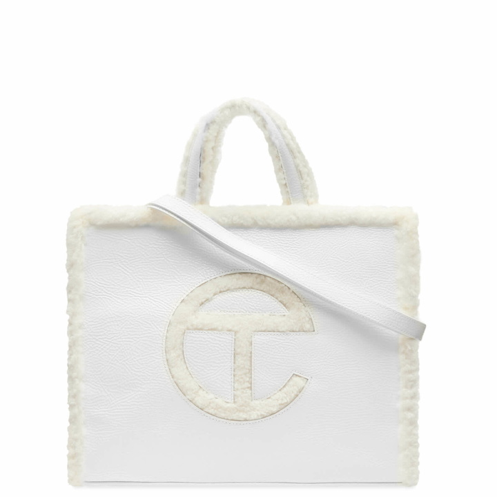 Photo: UGG Women's x TELFAR Medium Shopper Bag in White