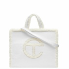 UGG Women's x TELFAR Medium Shopper Bag in White