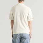 Malbon Men's Crosscut Polo in Ivory