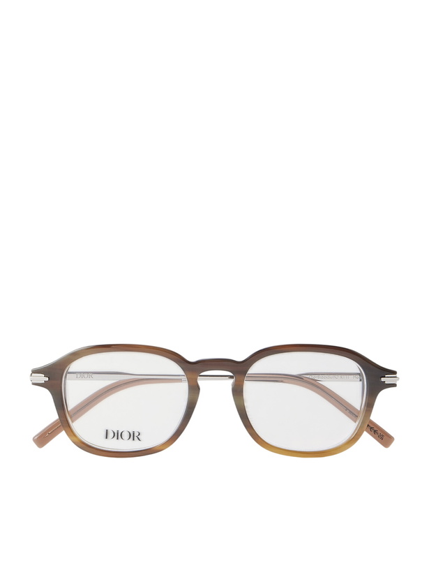 Photo: Dior Eyewear - DiorBlackSuitO R11I Round-Frame Horn Sunglasses