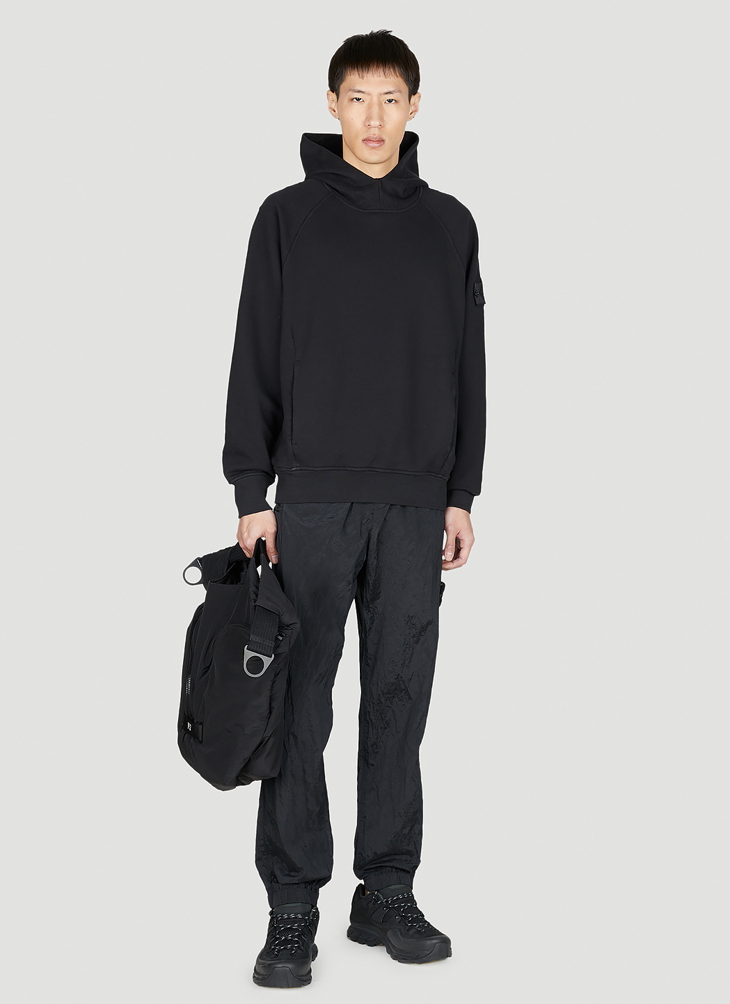 Stone Island Shadow Project Compass Patch Hooded Sweatshirt