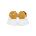 Alexander McQueen White and Yellow Oversized Sneakers