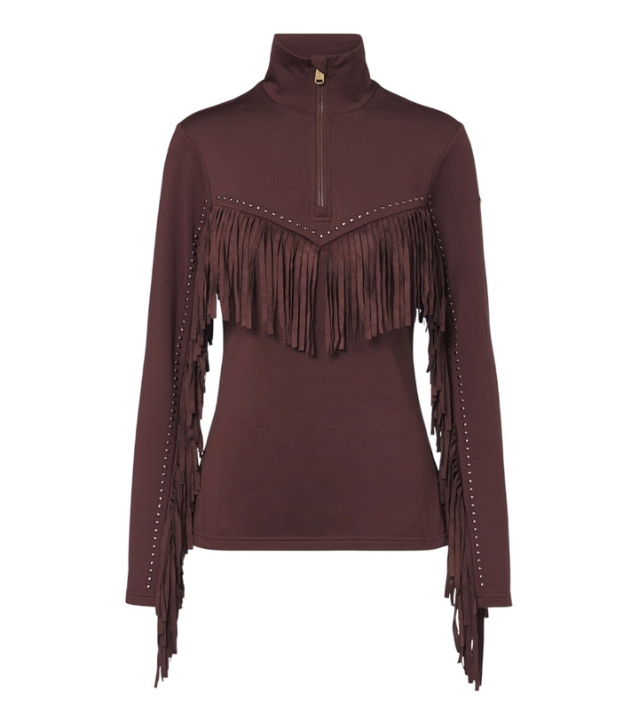 Photo: Goldbergh Whisper fringed studded ski top
