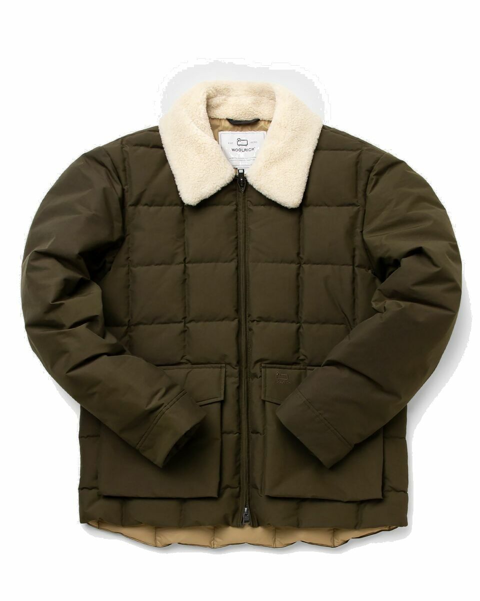 Photo: Woolrich Duster Blizzard Jacket Green - Mens - Bomber Jackets/Down & Puffer Jackets