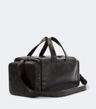 Prada Distressed leather duffel bag