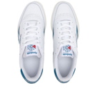 Reebok Men's Club C Revenge Sneakers in White/Steely Blue/Chalk