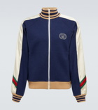 Gucci - Interlocking G wool jersey track jacket