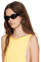 JACQUEMUS Black 'The Ovalo' Sunglasses