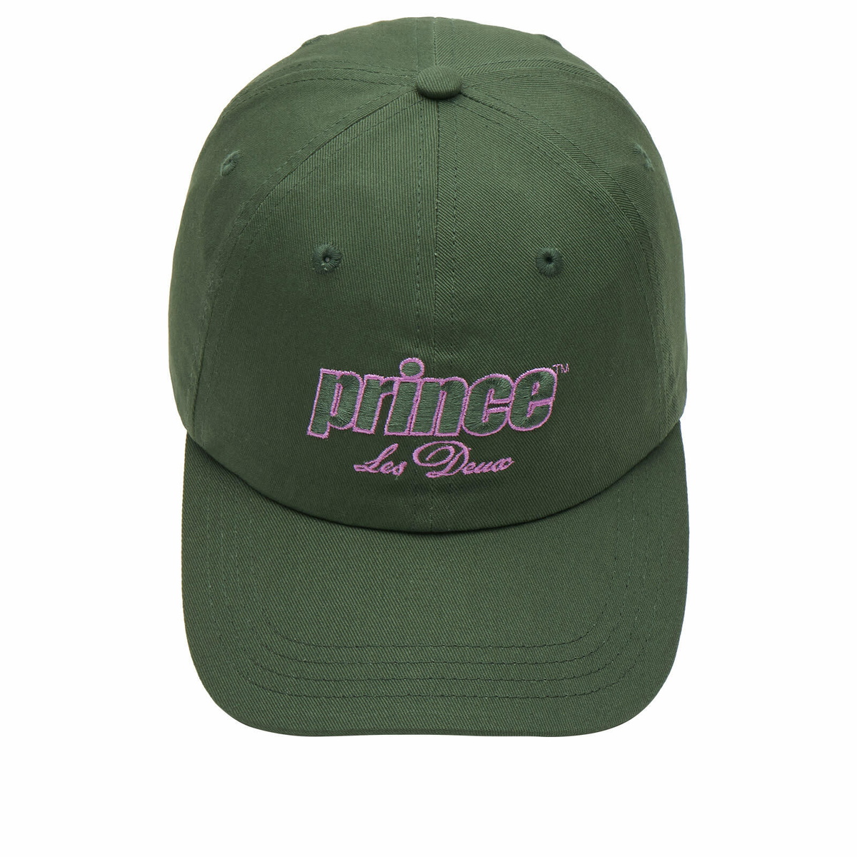 Les Deux Men's Prince Dad Cap in Pineneedle Green 