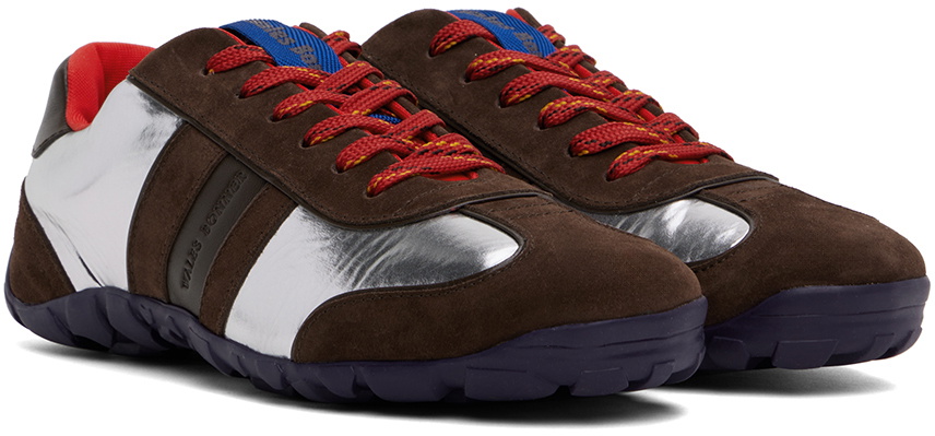Wales Bonner Brown & Silver Cadence Sneakers Wales Bonner