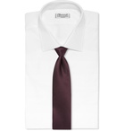 Ermenegildo Zegna - 7.5cm Silk-Jacquard Tie - Burgundy