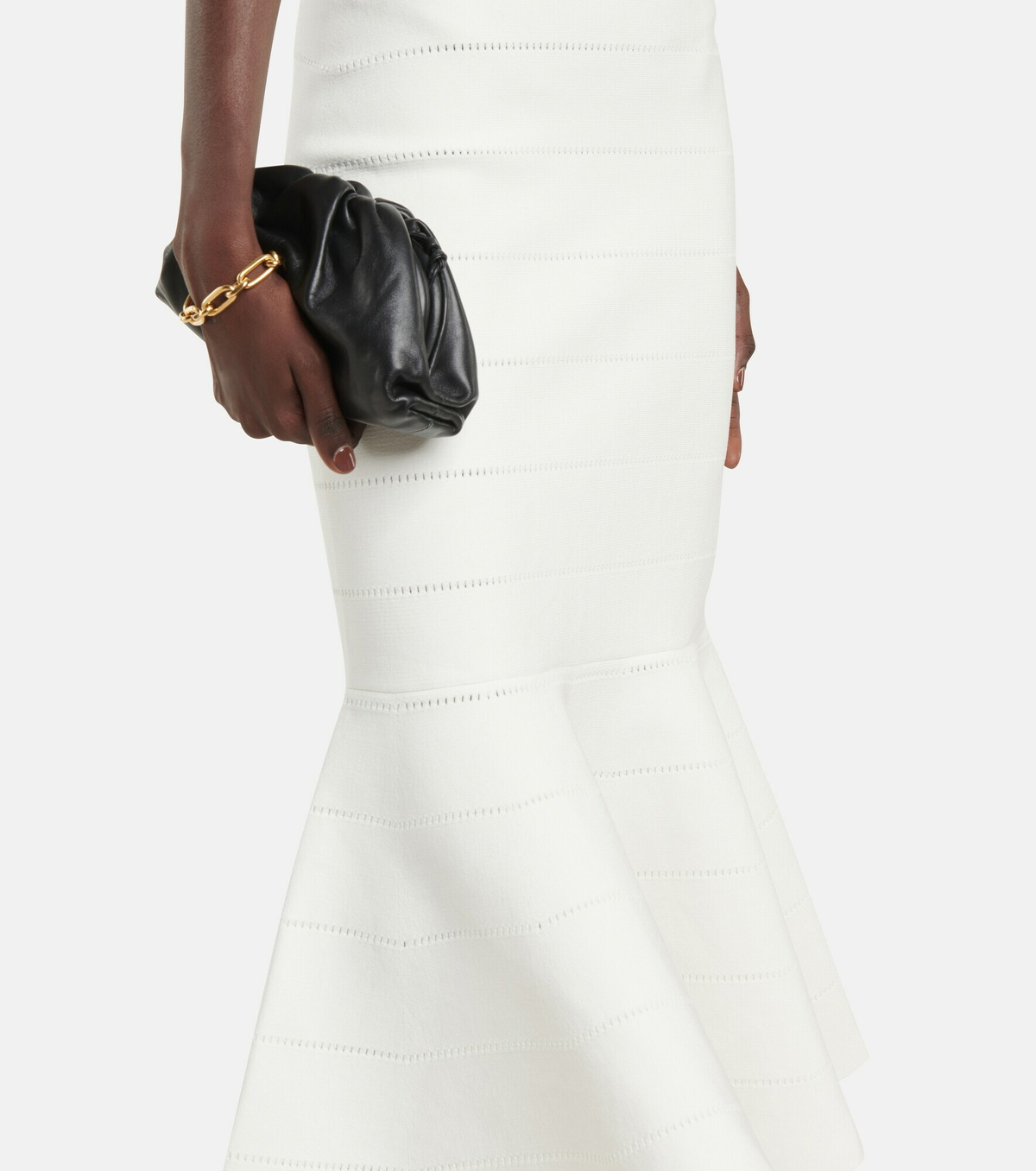 国内発| VICTORIA BECKHAM サークルパネル ニットミディドレス Designer Dresses & Gowns | Elegant Tailored Dresses & Gowns