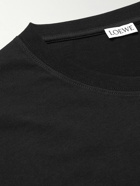 Loewe - Anagram Logo-Detailed Cotton-Jersey T-Shirt - Black
