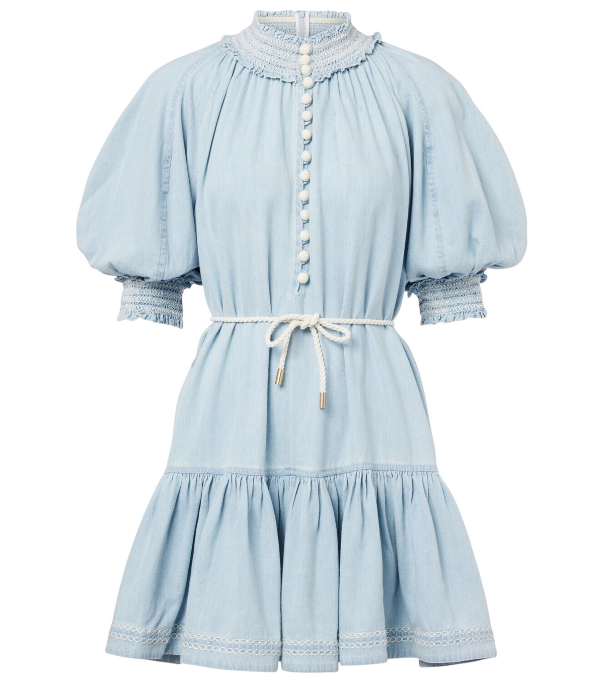Zimmermann Denim Smock minidress Zimmermann Zimmermann Denim Smock minidress Zimmermann