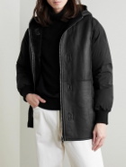 Yves Salomon - Cotton-Blend Twill Parka with Detachable Shearling Liner - Green