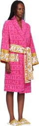 Versace Pink 'I Heart Baroque' Bathrobe