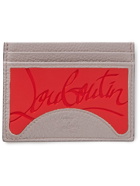 Christian Louboutin - Logo-Debossed Rubber and Leather Cardholder