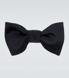 Brunello Cucinelli Cotton and silk satin bow tie