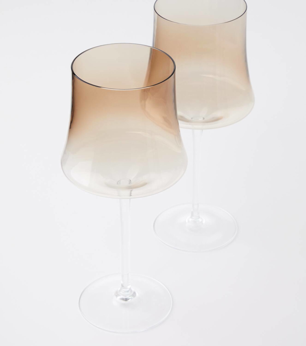 Brunello Cucinelli Set of 2 Murano glass wine glasses
