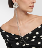 Magda Butrym Embellished asymmetric drop earrings
