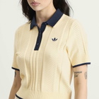 Adidas Women's Polo Shirt in Warm Vanilla