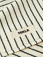 TEKLA - Striped Organic Cotton-Terry Bath Mat