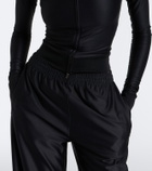 Gucci Silk-blend zip-up top
