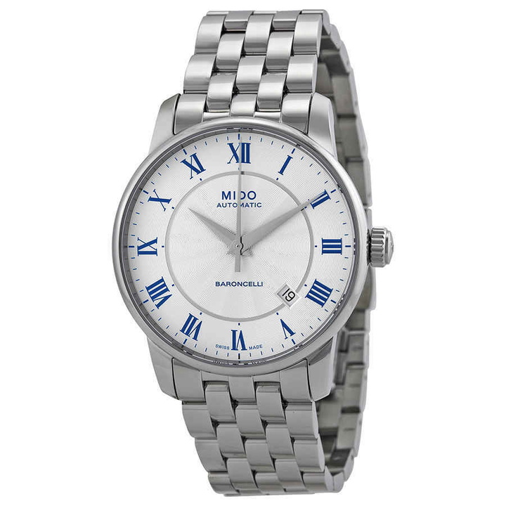 Photo: Mido Baroncelli Automatic White Dial Mens Watch M86004211
