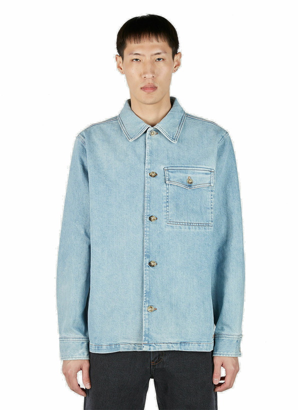 Photo: A.P.C. - Relaxed Denim Shirt in Blue