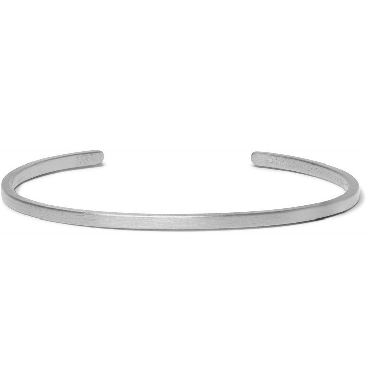 Photo: Le Gramme - Le 7 Brushed Ruthenium-Plated Sterling Silver Cuff - Men - Silver