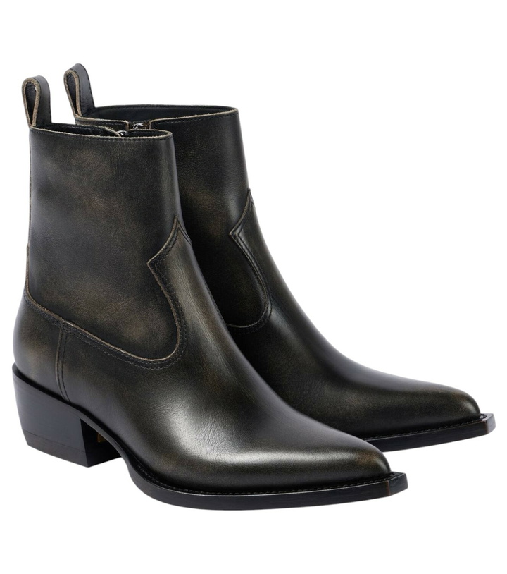 Photo: Golden Goose Leather ankle boots