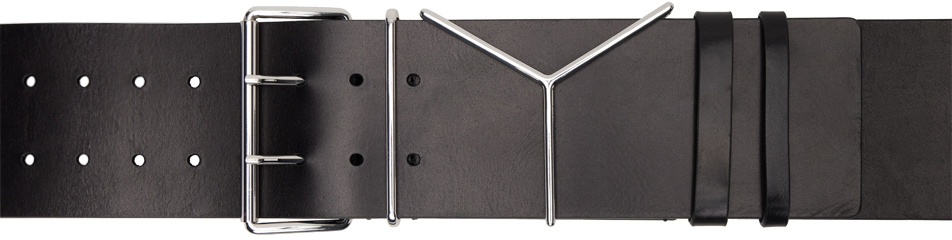Y/PROJECT - 90mm Y Leather Belt Y/Project