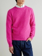 Drake's - HIM Shetland Wool Sweater - Pink