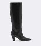 Aeyde Silva leather knee-high boots