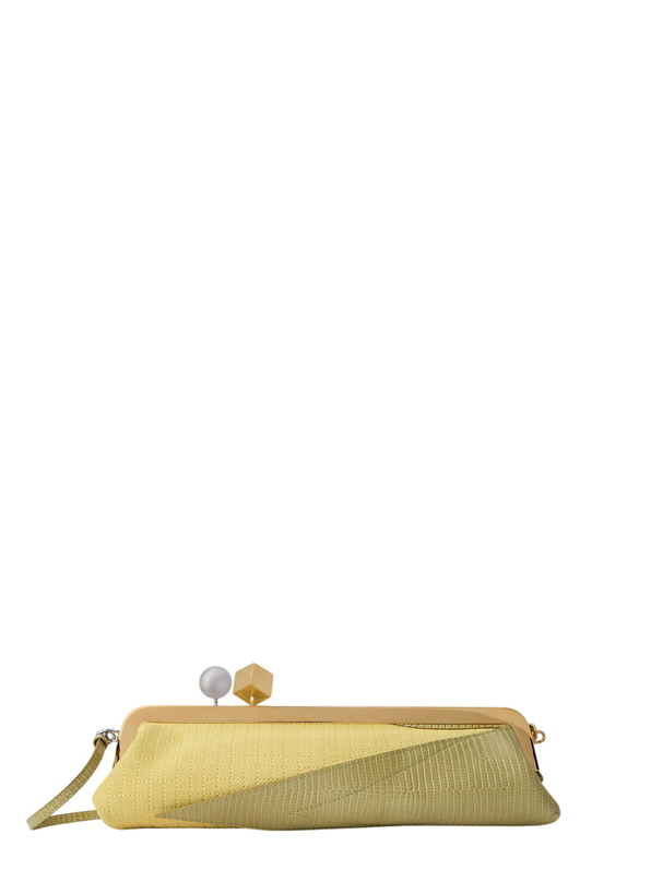 Photo: Jacquemus The Salon Maïs Leather Clutch Bag