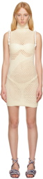 Isa Boulder Off-White Map Minidress