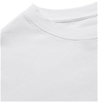 A-COLD-WALL* - Logo-Embroidered Cotton-Jersey T-Shirt - White