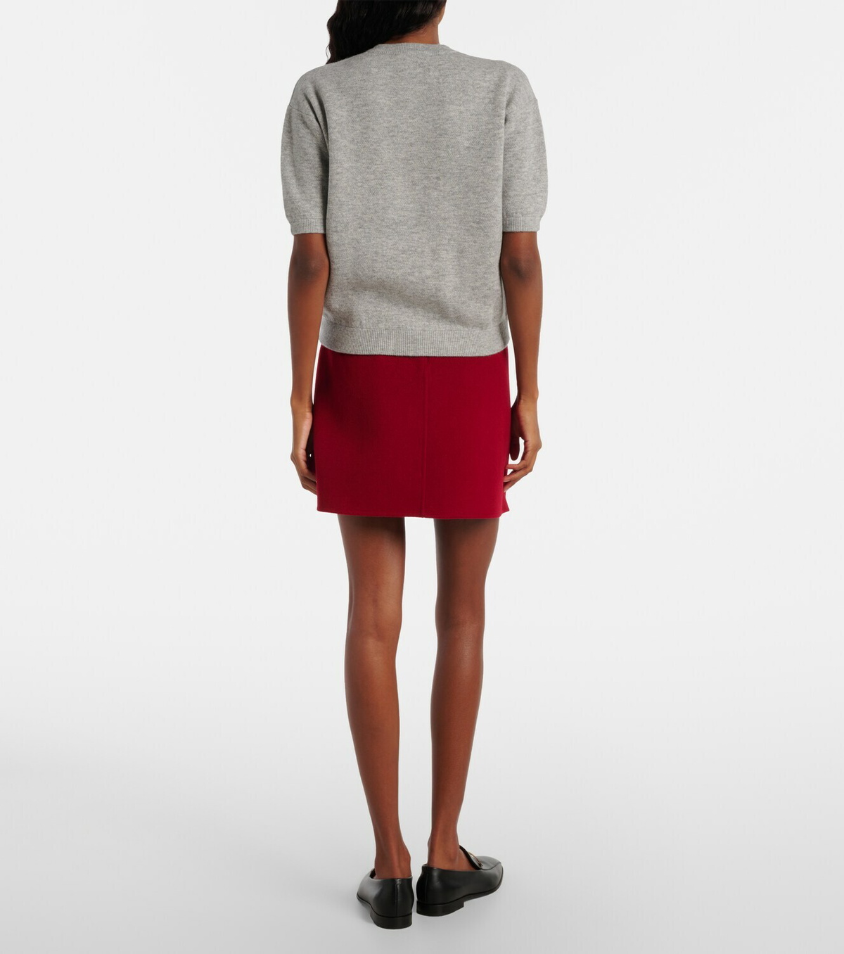 'S Max Mara Knitted wool and cashmere-blend T-shirt
