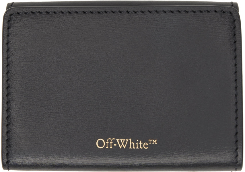 Off-White Black Mini Jitney Wallet