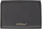 Off-White Black Mini Jitney Wallet