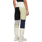GR-Uniforma White and Navy Patchwork Lounge Pants