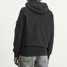 Stone Island Men's Garment Dyed Zip Hoodie in Black