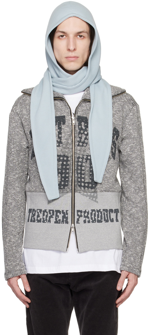 TheOpen Product SSENSE Exclusive Blue Tied Hood