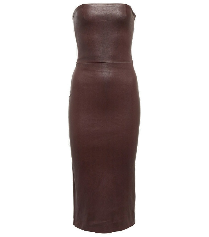 Photo: Stouls Mona 23 leather midi dress