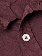 Massimo Alba - Striped Cotton Shirt - Burgundy